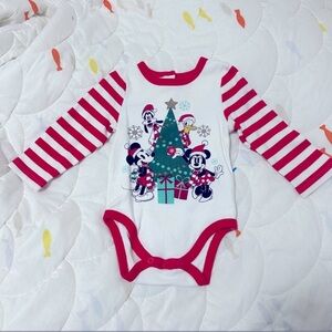 Disney Red and White Christmas One Piece Size 18-24